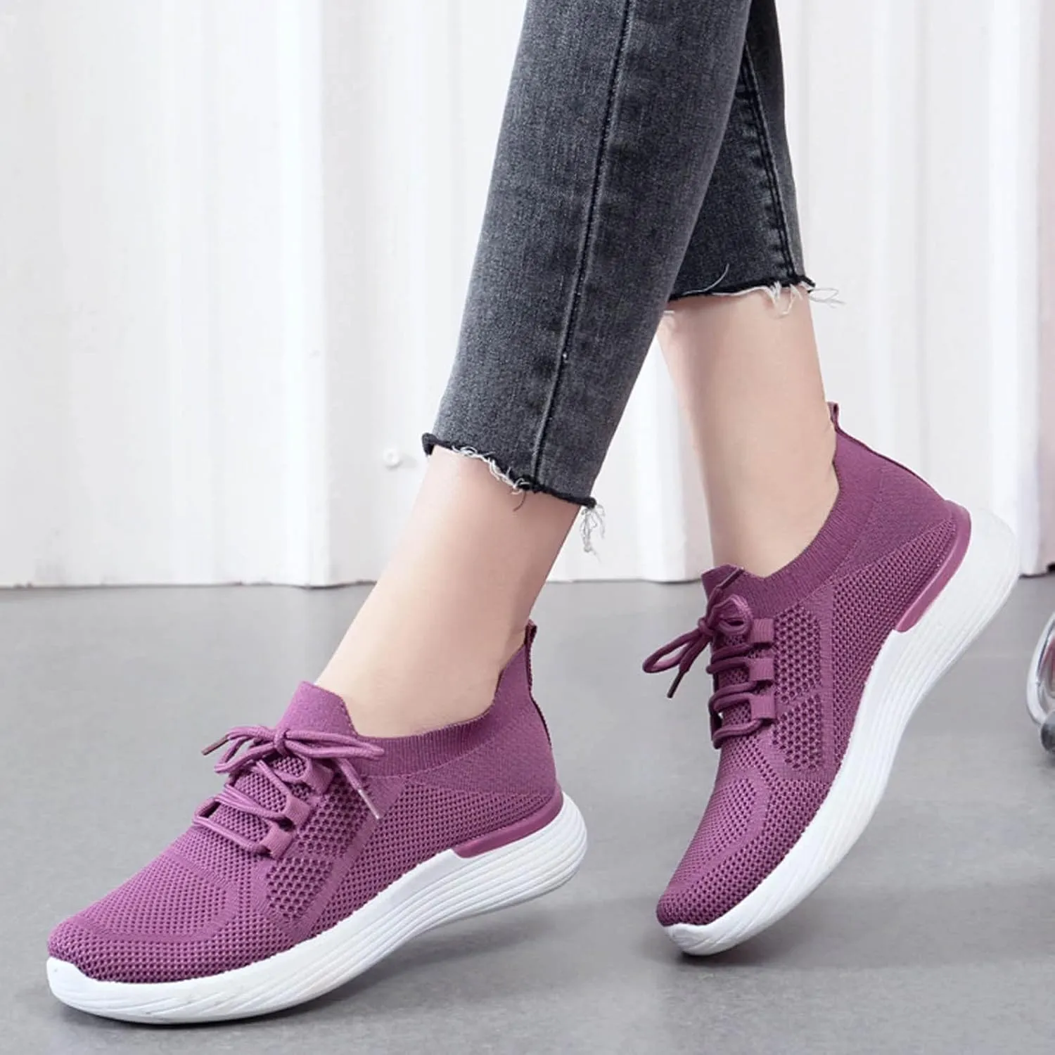 Platform Sneakers for Women Fashion Tan Zapatos Antideslizantes para Mujer De Trabajo Womens White Athletic Shoes Size 9.5 Black Running Sneakers for Women Extra Wide Toe Box Athletic Shoes Women