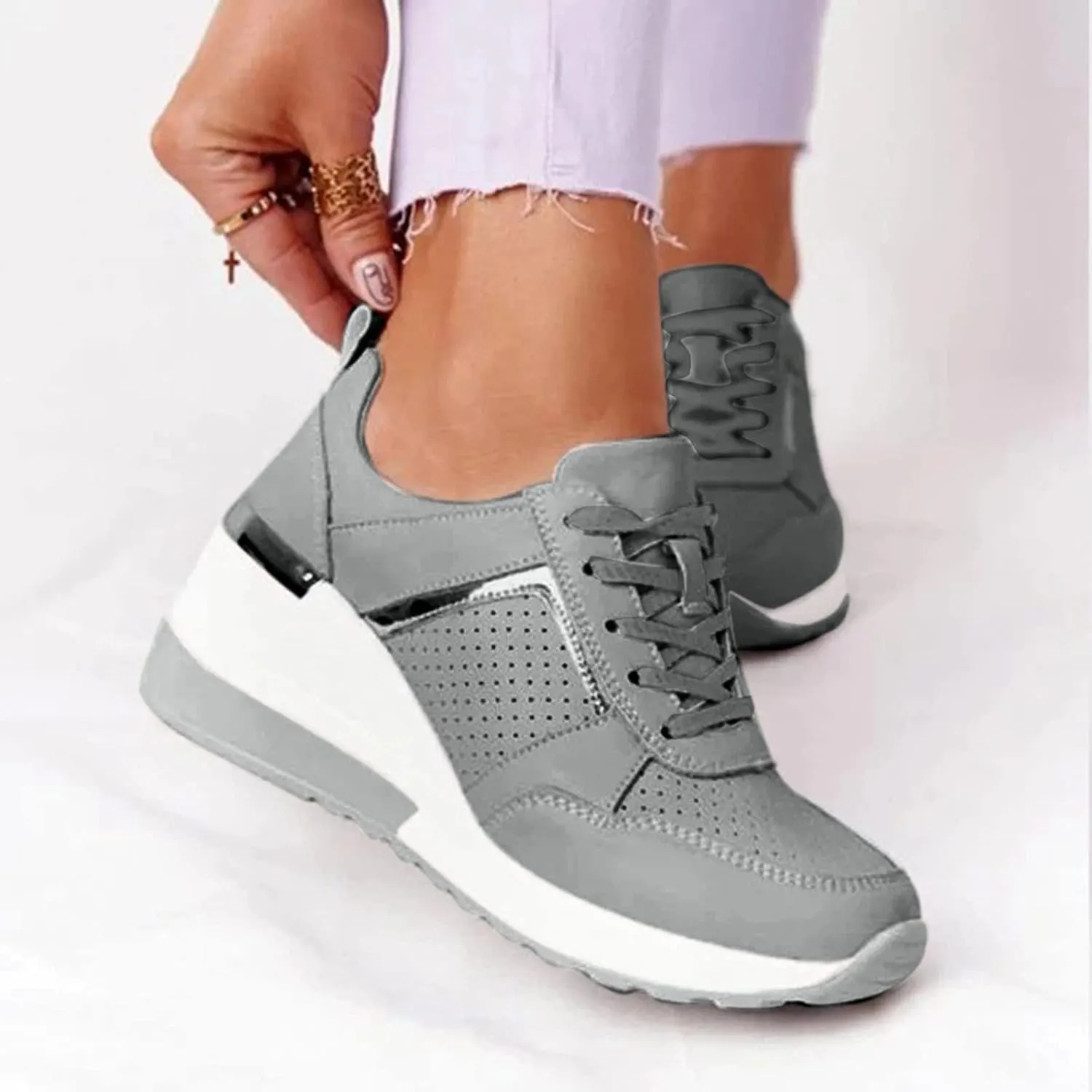 Platform Sneakers for Women Sneakers Womens Shoes Women's Running Shoes Black Sole Wide Width Shoes for Women Sneakers Zapatos Ortopedicos para Mujer De Vestir