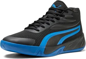 PUMA Men's Court Pro Basketball Shoes, White-Black, 12