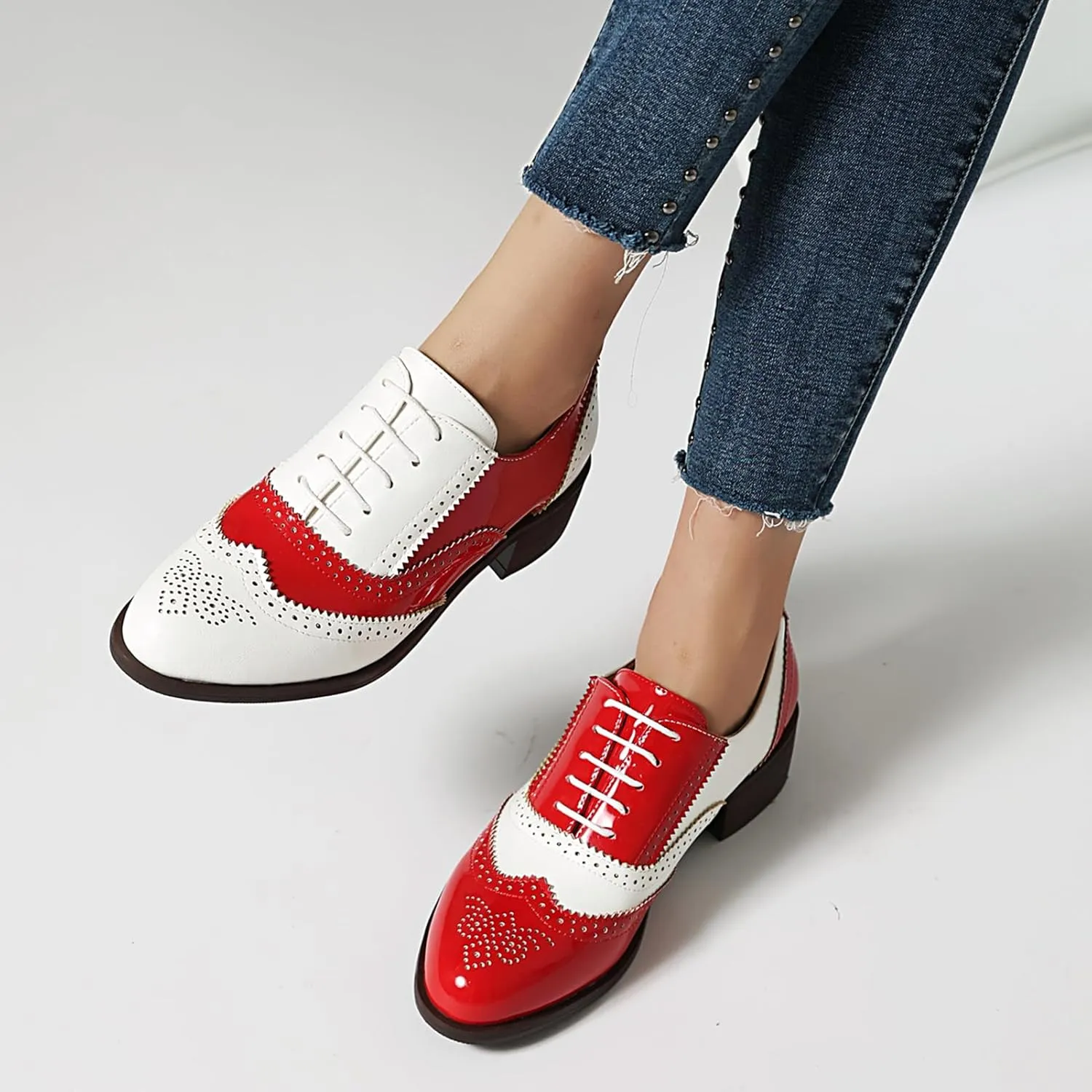 Roimaash Womens Brogues and Oxfords Unisex Shoes