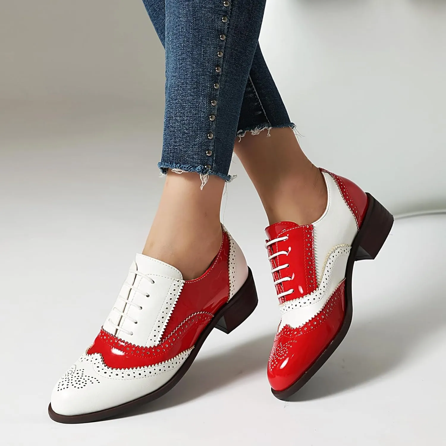 Roimaash Womens Brogues and Oxfords Unisex Shoes