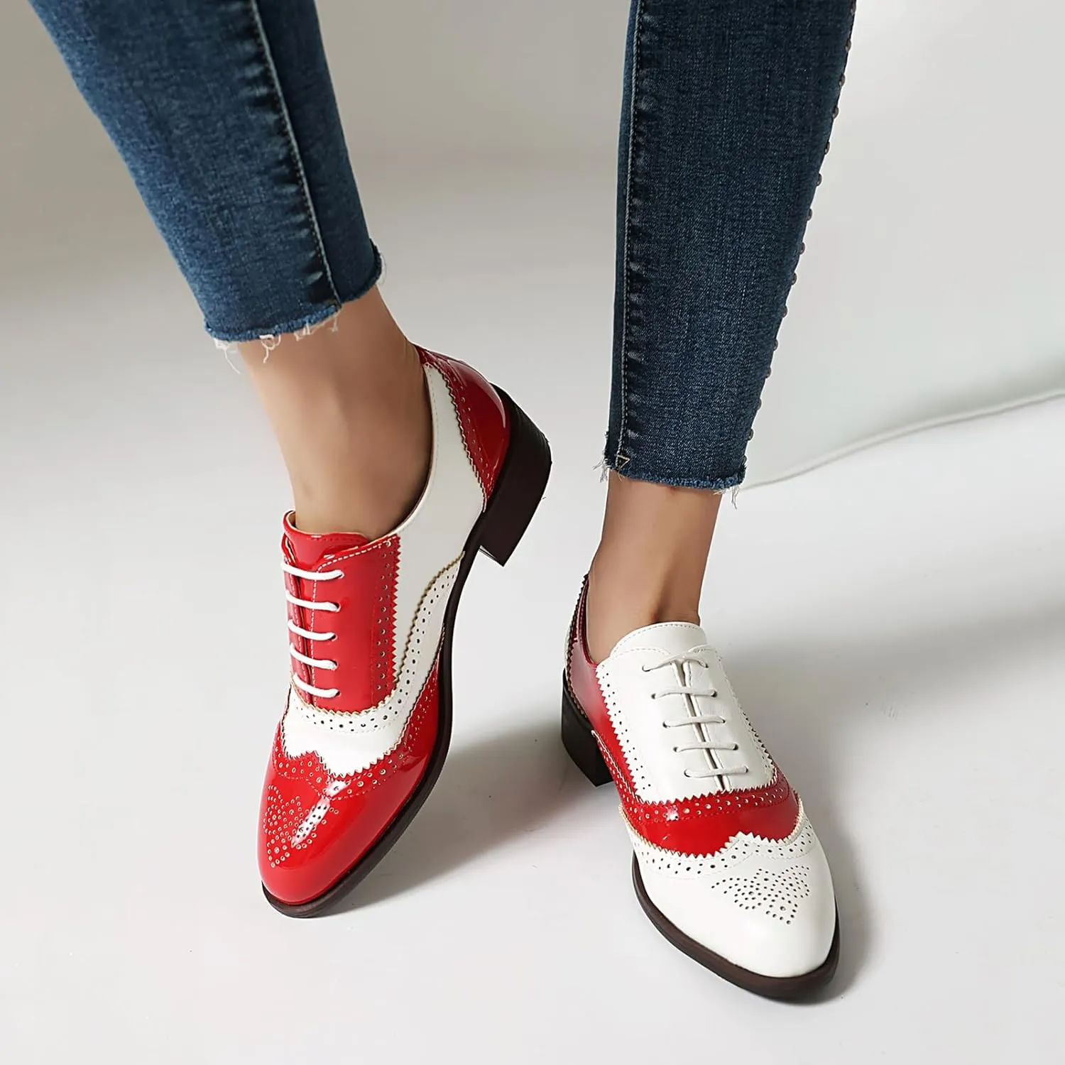 Roimaash Womens Brogues and Oxfords Unisex Shoes