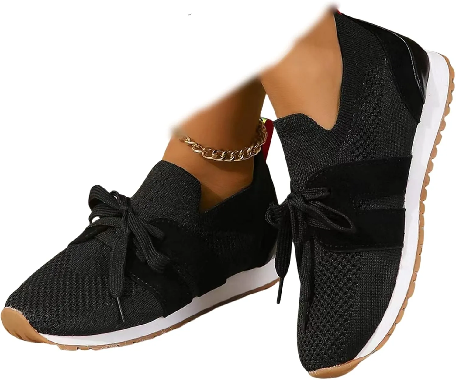 Running Shoes For Women Walking Shoes Comfort Light Weight Mesh Shoes Slip On Tennis Running Gym Fashion Sneakers