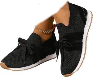 Running Shoes For Women Walking Shoes Comfort Light Weight Mesh Shoes Slip On Tennis Running Gym Fashion Sneakers