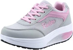 SBGMoSJ Business Casual Women Wide Sneakers Comfy Shoes for Women Slip On Dressy Womens Shoes Casual Fall Slip Ons Gym Shoes for Women Workout Size 12 Womens Black Sneakers Size 8 1/2