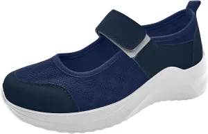 SBGMoSJ Chunky Sneakers for Women 2023 Black Orthopedic Shoes for Women Wide Toe Womens Slip On Tennis Shoes Size 7 Womens Sneakers Size 8 Trendy Womens Shoes Slip Ons Flats Fall 2023