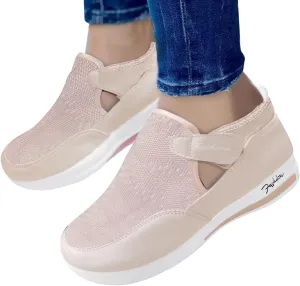 SBGMoSJ Platform Sneakers for Women 6 Wide Slip Resistant Women's Black Work Shoes Size 9 White Tennis Shoes Women Plantar Fasciitis Shoes Women Dress Indoor Cycling Shoes Women Size 9