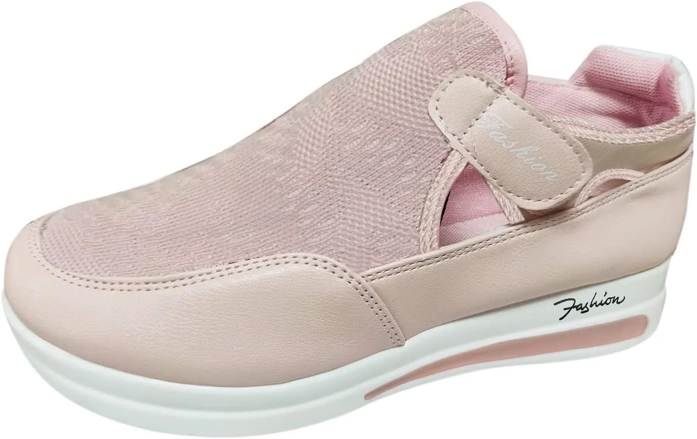 SBGMoSJ Platform Sneakers for Women 6 Wide Slip Resistant Women's Black Work Shoes Size 9 White Tennis Shoes Women Plantar Fasciitis Shoes Women Dress Indoor Cycling Shoes Women Size 9