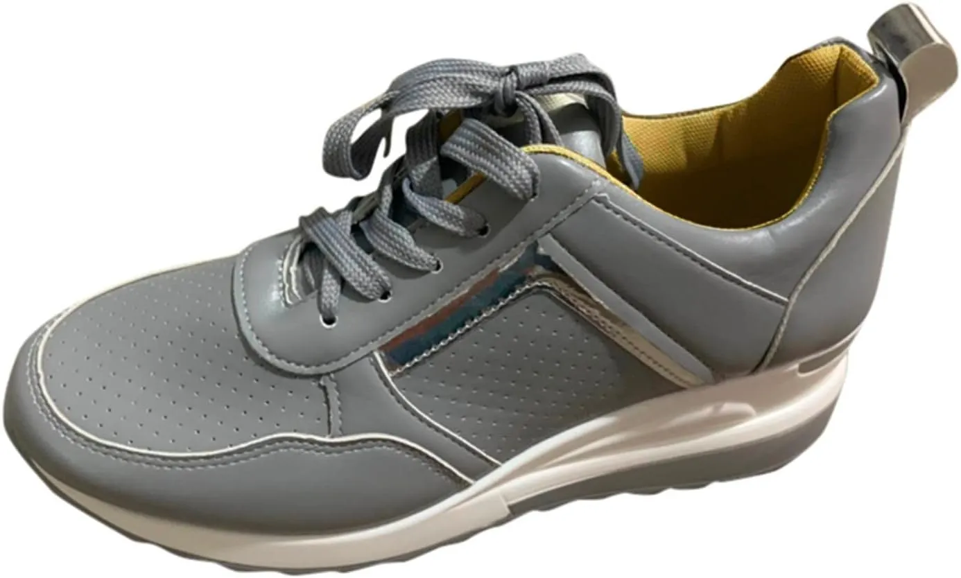 SBGMoSJ Sneakers for Women Womens Black Slip Resistant Tennis Shoes Women's Tennis Shoes Size 8 1/2 Wedge Sneakers for Women Size 11 Wide Womens Shoes Slip Ons Flats Fall 2023
