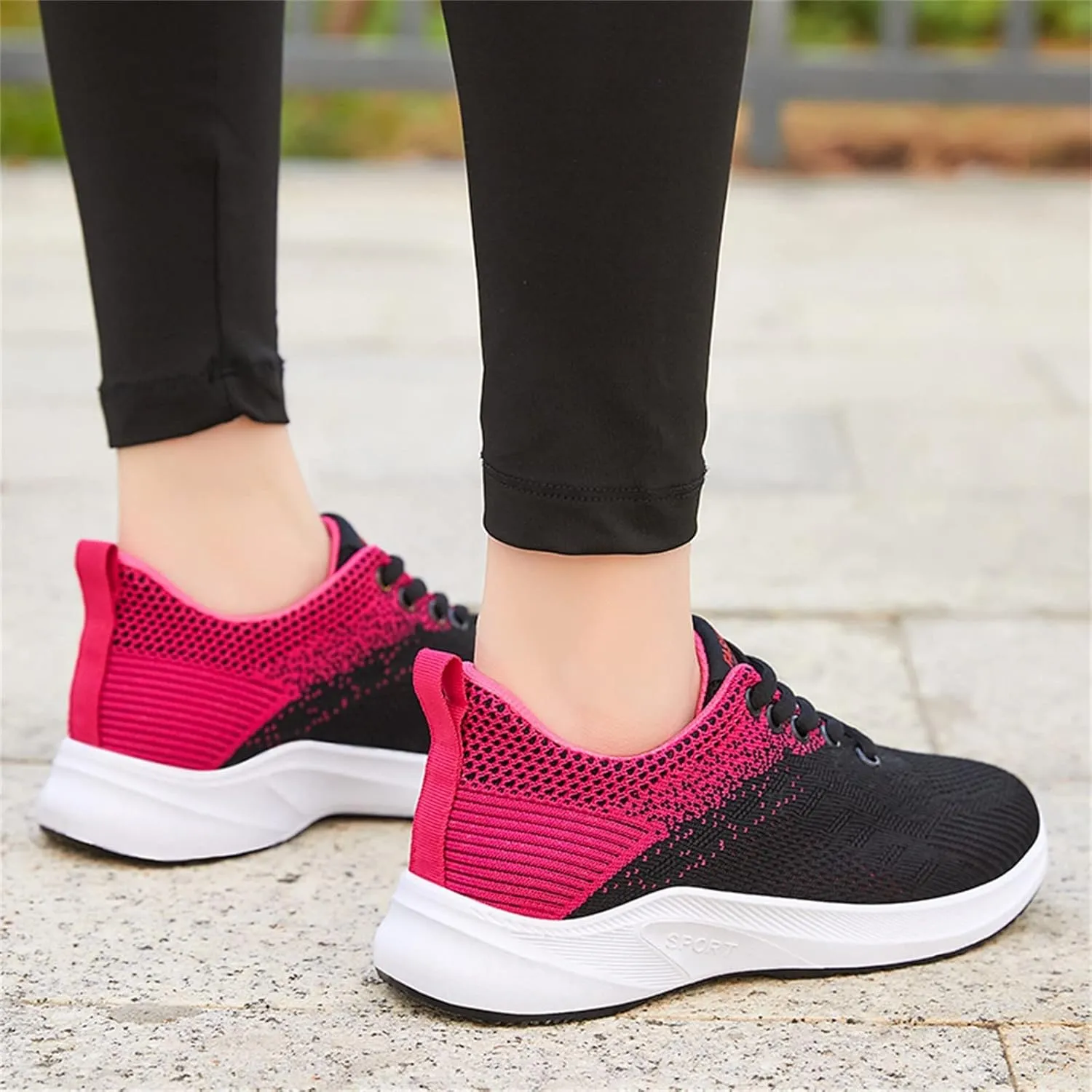SBGMoSJ Womens Lightweight Running Shoes Zapatillas Ortopedicas Cerradas Y Anchas para Mujer Women's Slip On Tennis Shoes Wide Width Size 11 Women's Sneakers Wide Fashion Sneakers Shoes for Women