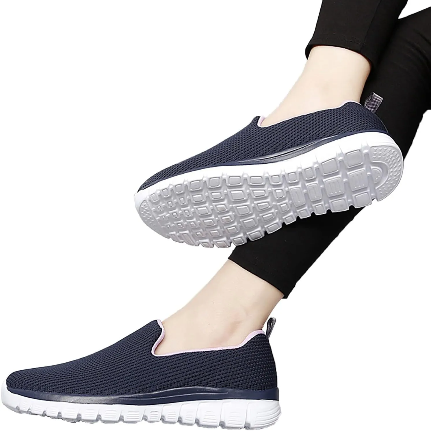 SBGMoSJ Womens Platform Sneakers Size 11 Wide Slip Resistant Women's Black Work Shoes Size 9 Canvas Shoes for Women Black Womens Running Shoes Size 7 1/2 Trending Tennis Shoes for Women 2023
