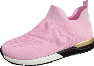 SBGMoSJ Womens Sneakers 7.5 2023 Womens Running Shoes Size 11 Wide Womens Sneakers Size 8 Slip Ons Fall High Top Sneakers for Women 2023 White Women's Athletic Walking Shoes Slip On Casual Mesh