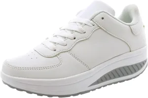 SBGMoSJ Womens White Sneakers Orthopedic Shoes for Women Dressy Low Heel Wide Width Black Black Tennis Shoes for Women Women's Fashion Platform High Top Sneakers Comfy Shoes for Women Slip On Dressy