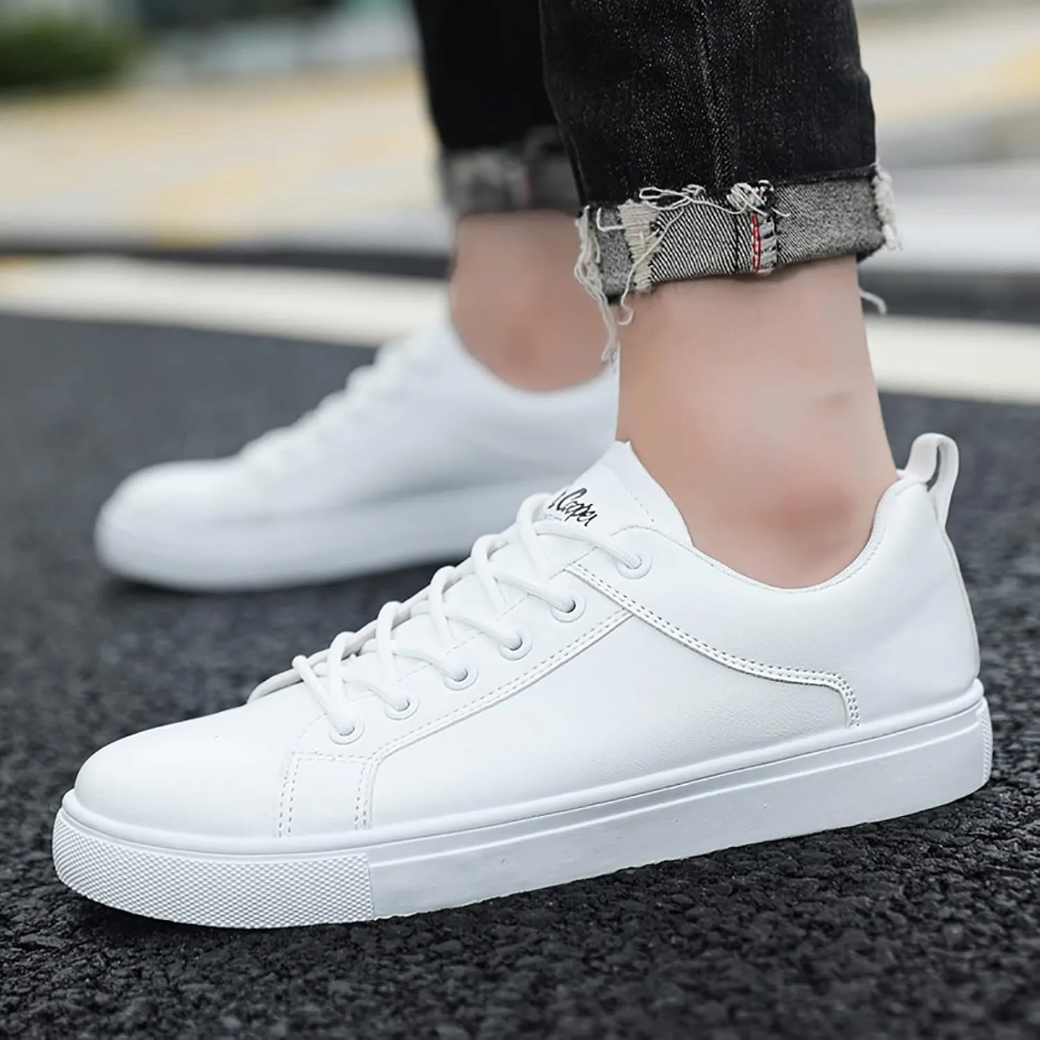 Shoes for Men Shoes for Men Black Slip on Lightweight Breathable Fashion Sneakers Casual Sneakers for Men