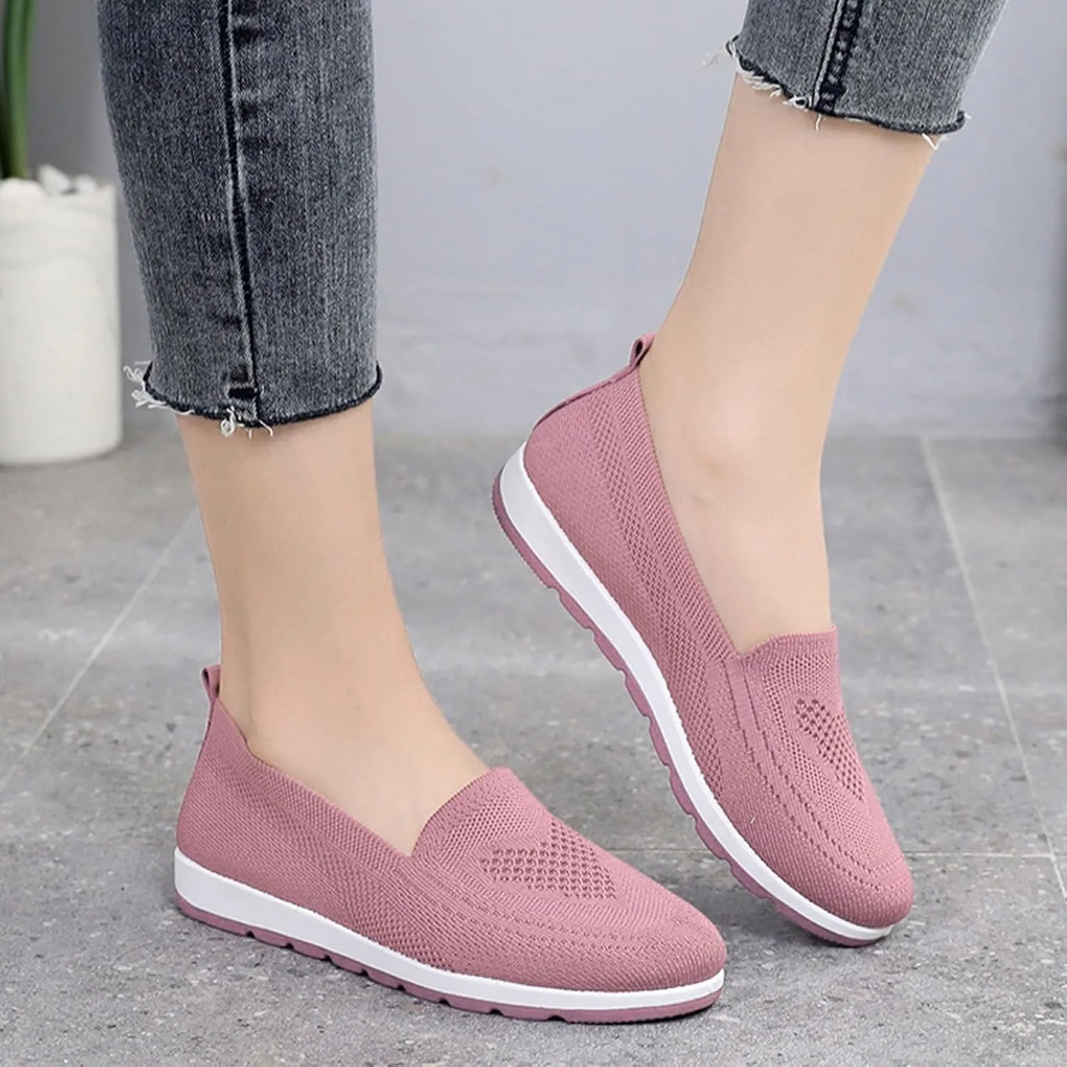 Silver Wedge Sneakers for Women Dressy Womens Running Shoes Size 9 Narrow Women's Tennis Shoes Size 8.5 Wide Wedges Sneakers for Women Zapatos De Chef para Mujer Antideslizante