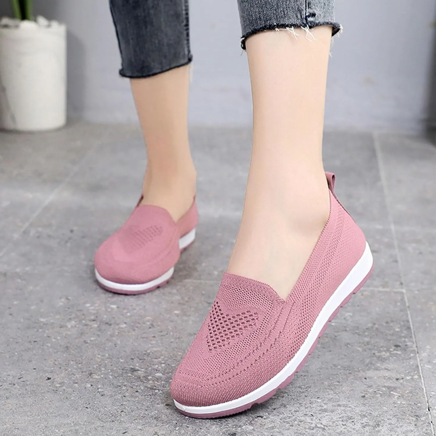 Silver Wedge Sneakers for Women Dressy Womens Running Shoes Size 9 Narrow Women's Tennis Shoes Size 8.5 Wide Wedges Sneakers for Women Zapatos De Chef para Mujer Antideslizante