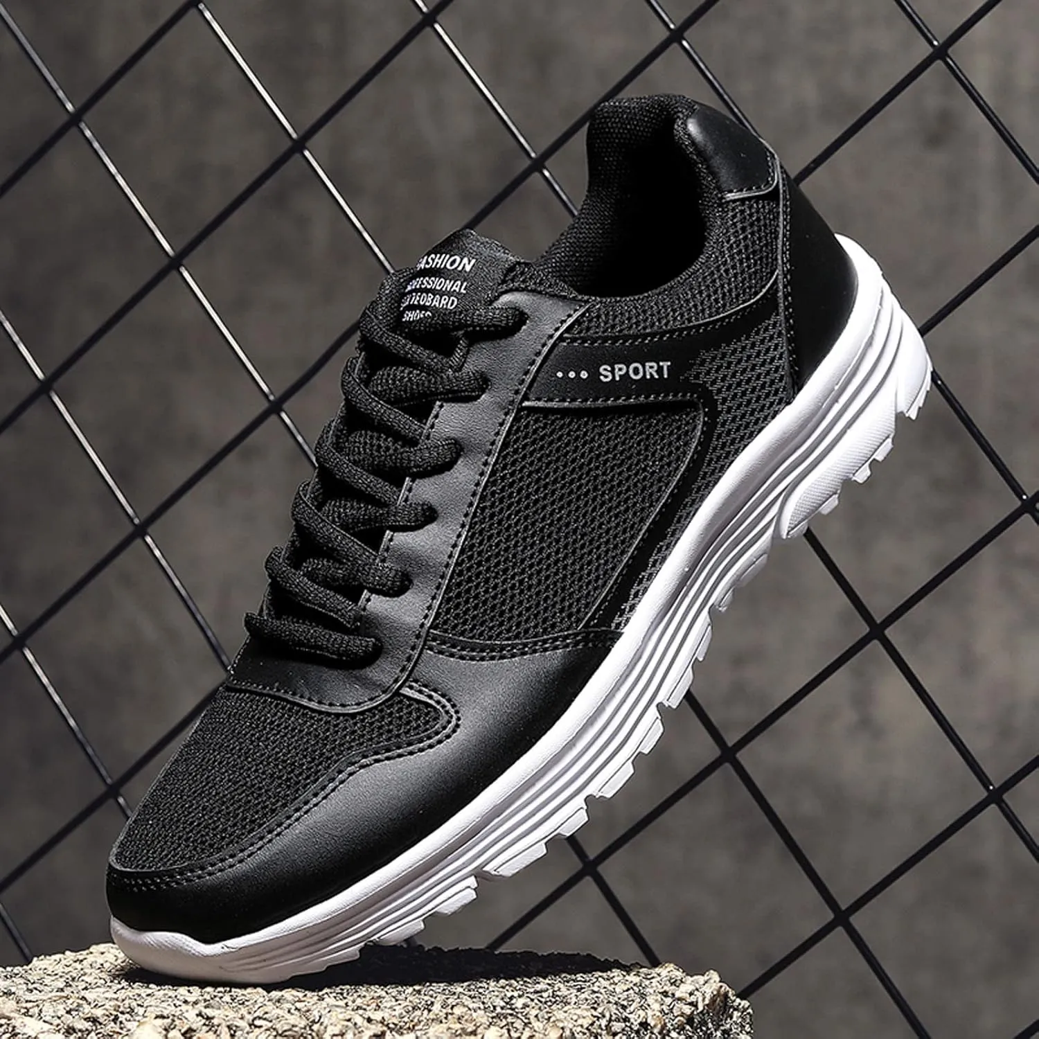 Sneakers for Men Mens Training Sneakers Men’s Comfortable Casual Walking Tennis Shoes Mens White Tennis Shoes