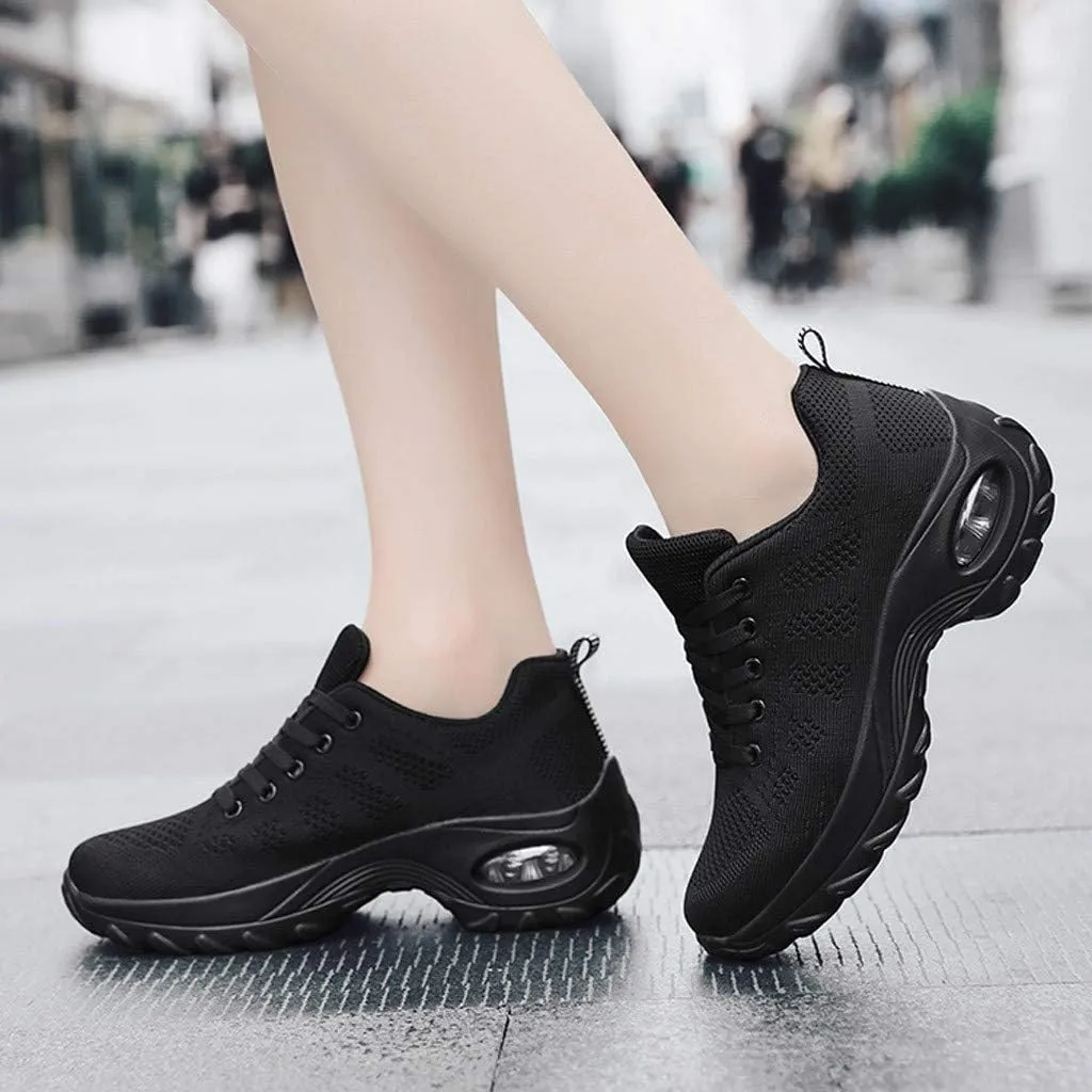 Sneakers for Women Air Cushion Sole Running Tennis Shoes Orthopedic Walking Shoes Arch Support Workout Sneakers
