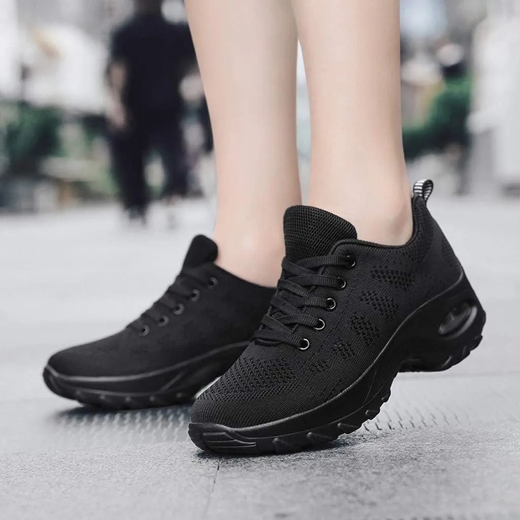 Sneakers for Women Air Cushion Sole Running Tennis Shoes Orthopedic Walking Shoes Arch Support Workout Sneakers