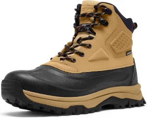 Snow Boots for Men Insulated Waterproof Construction Winter Hiking Boots