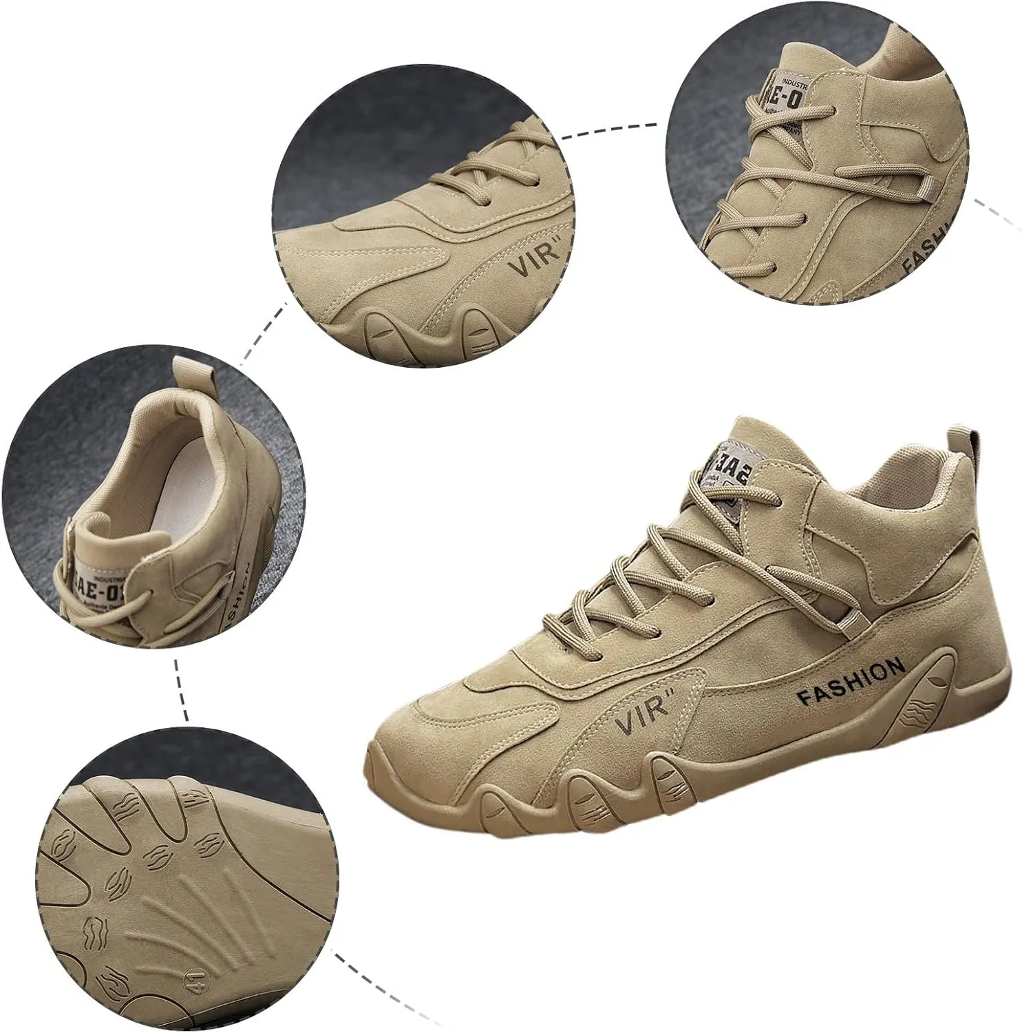 Sports Shoes for Men Popular Labor Work Shoes Wear High Top Board Casual Leisure Jungle Sneaker