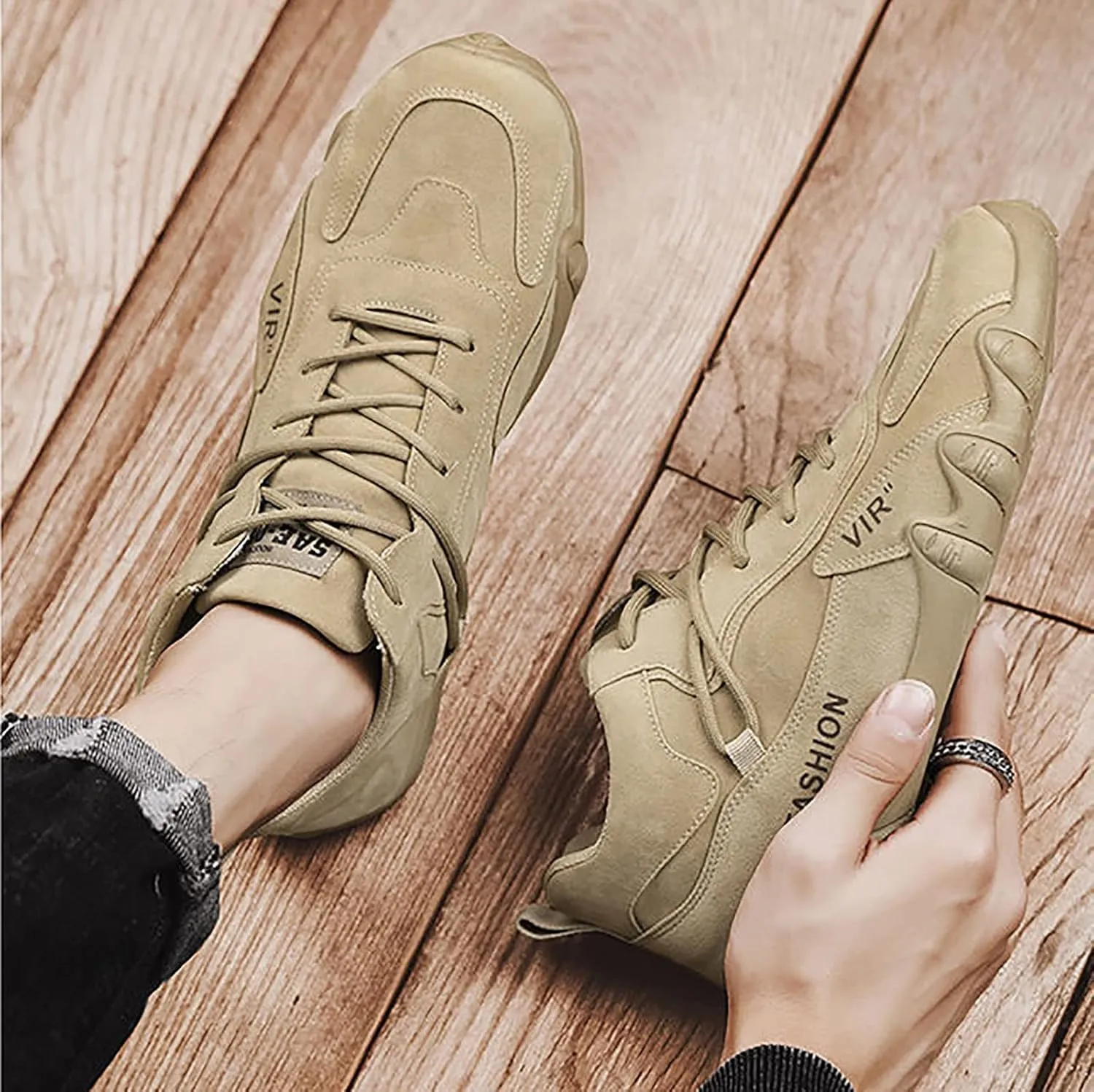 Sports Shoes for Men Popular Labor Work Shoes Wear High Top Board Casual Leisure Jungle Sneaker