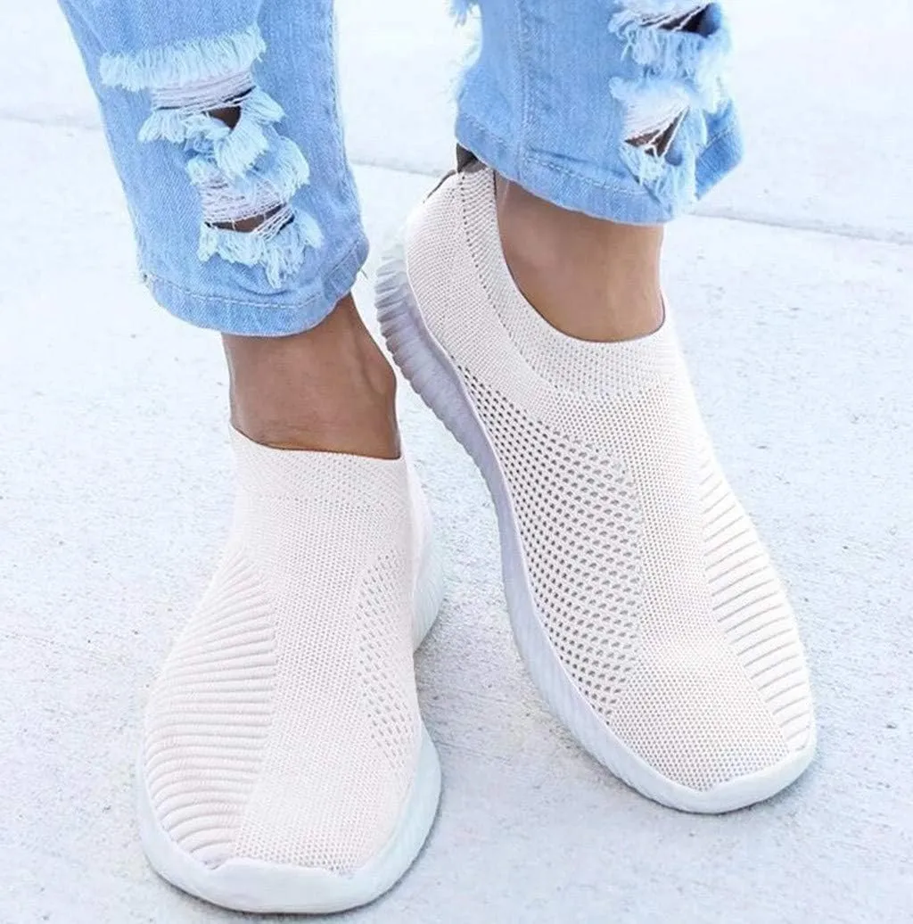 Stylish Platform Sneakers for Women 2023 Zapatos Mocasines para Mujer Black Sneakers for Women Slip Ons Womens Fashion Platform Sneakers 2023 Slip On Walking Shoes Women Wide