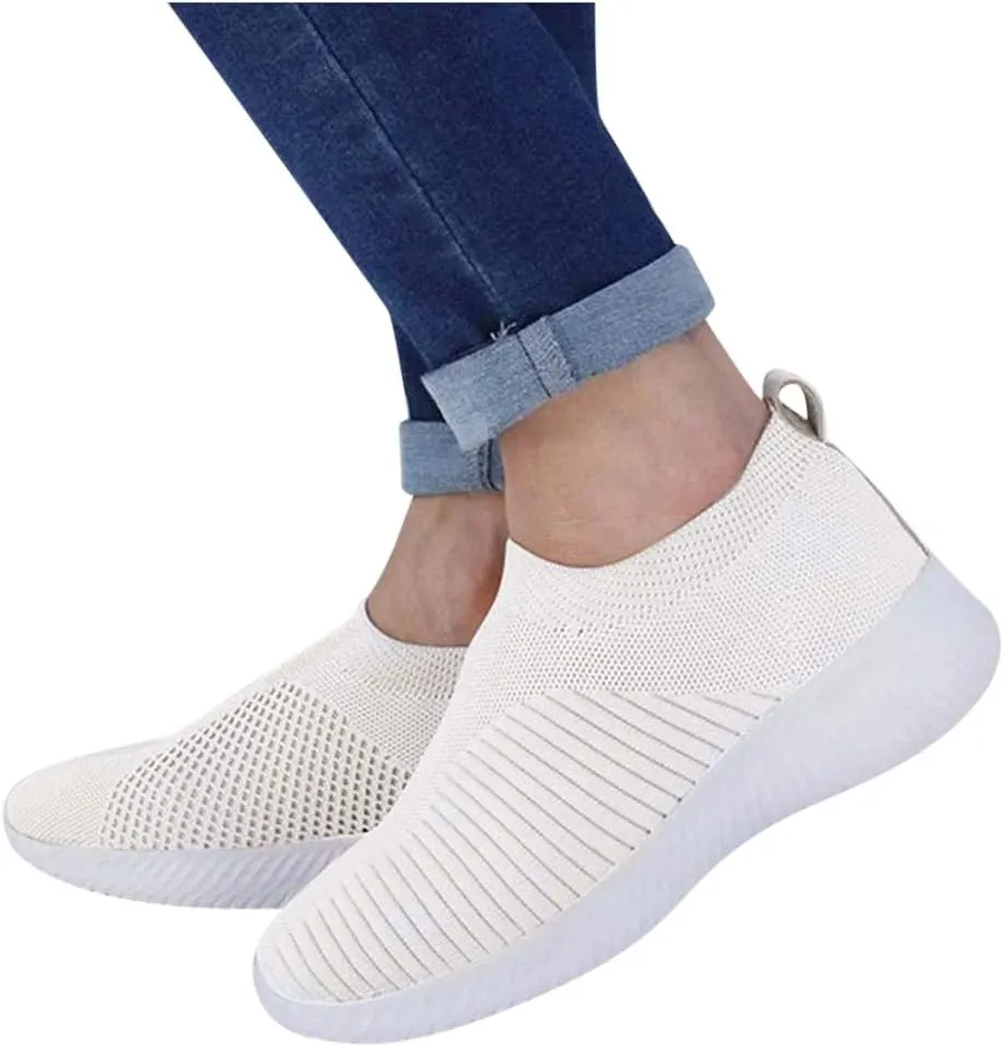 Stylish Platform Sneakers for Women 2023 Zapatos Mocasines para Mujer Black Sneakers for Women Slip Ons Womens Fashion Platform Sneakers 2023 Slip On Walking Shoes Women Wide