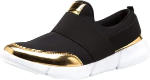 SuanlaTDS Running Breathable Sport Ladies Women's Mesh Shoes Sneakers Splicing Fabric Women's Sneakers 996 V2 Sneaker - Women's (Black, 10)