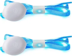 Syhood LED Light Up Shoe Laces Nylon LED Shoelaces with Flashing Shoe Laces for Party Favors Hip-hop Dancing
