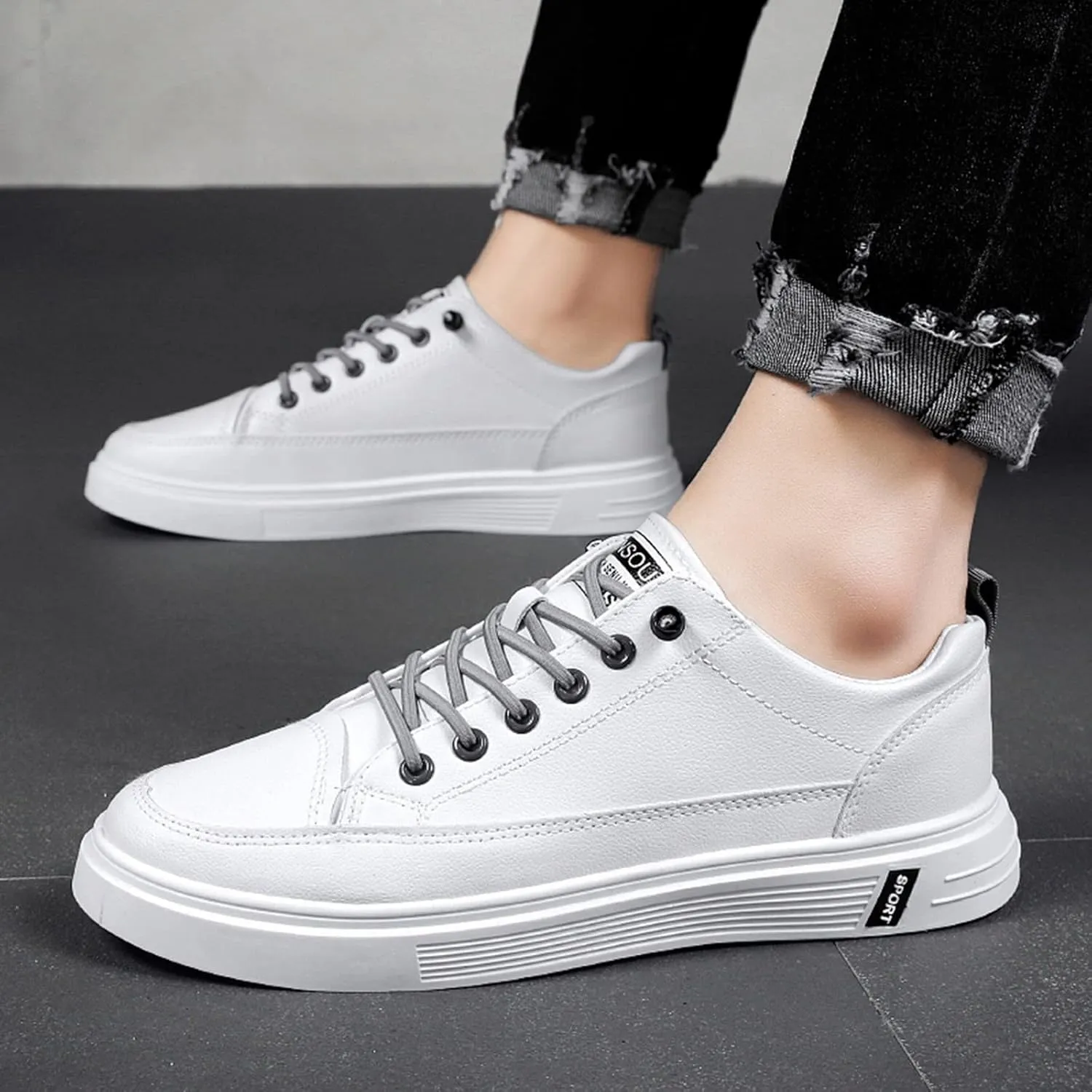 Tennis Shoes for Men Mens Training Sneakers Lightweight Sport Gym Jogging Walking Sneakers Mens Slip on Shoes
