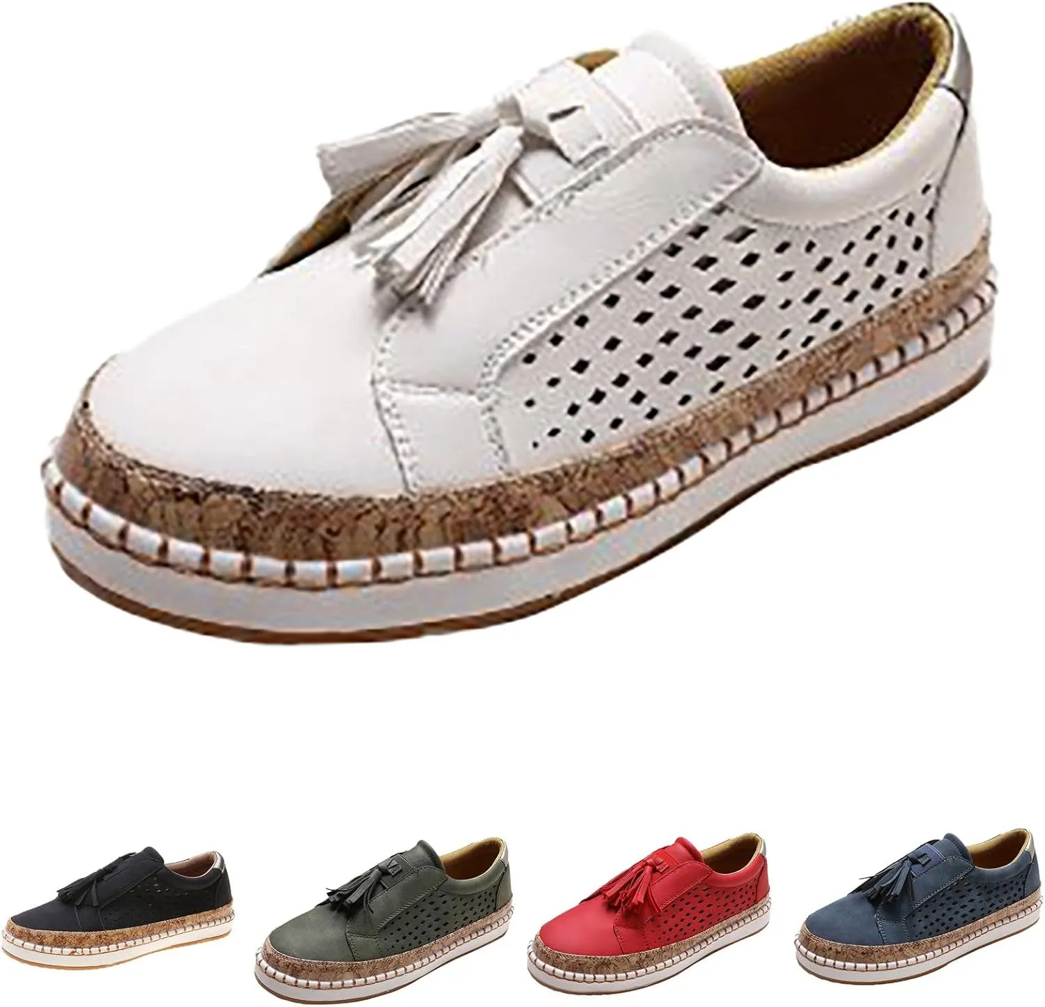 Tennis Shoes Women Lether Dress Casual Shoes Fashion Sneakers 2025 Women's Woven Orthopedic Breathable Soft Brown Tennis Shoe Cross Trainer Shoe