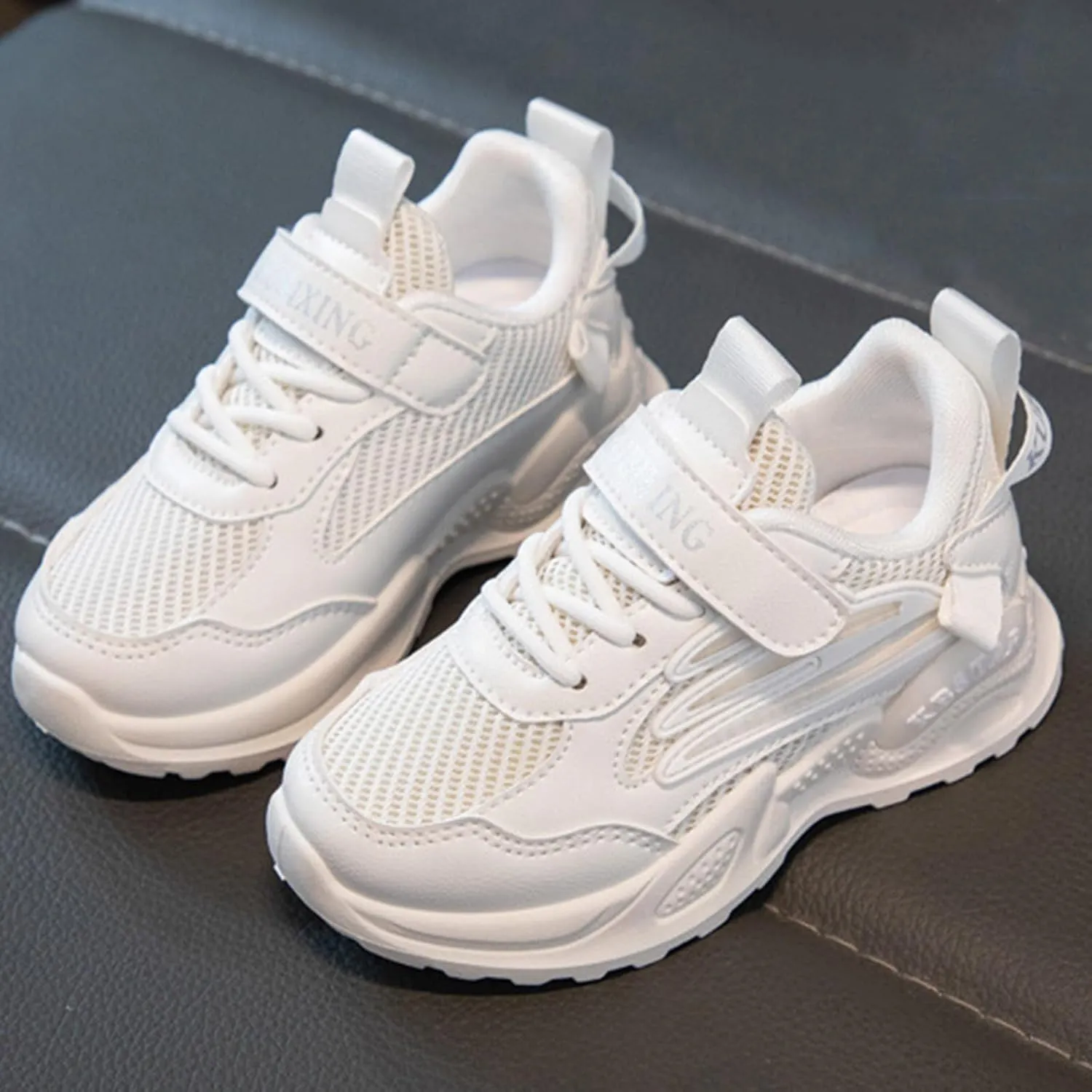 Toddler Big Kids Shoes Boys Girls Breathable Sneakers Athletic Running Shoes Casual White Sports Kid Girl
