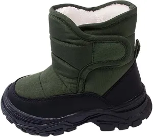 Toddler Rubber Sole Cotton Fuzzy Snow Booties Open Toe Fashion Loafers Shoes Warm Comfy Outdoor Ski Non Slip Sport Shoes