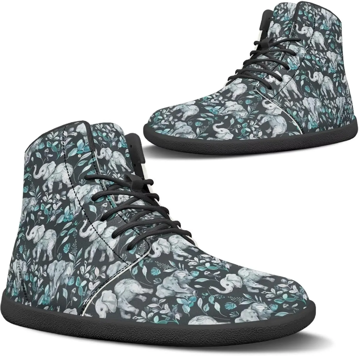 Unisex Adults High Top Barefoot Hiking Boots for Women Men