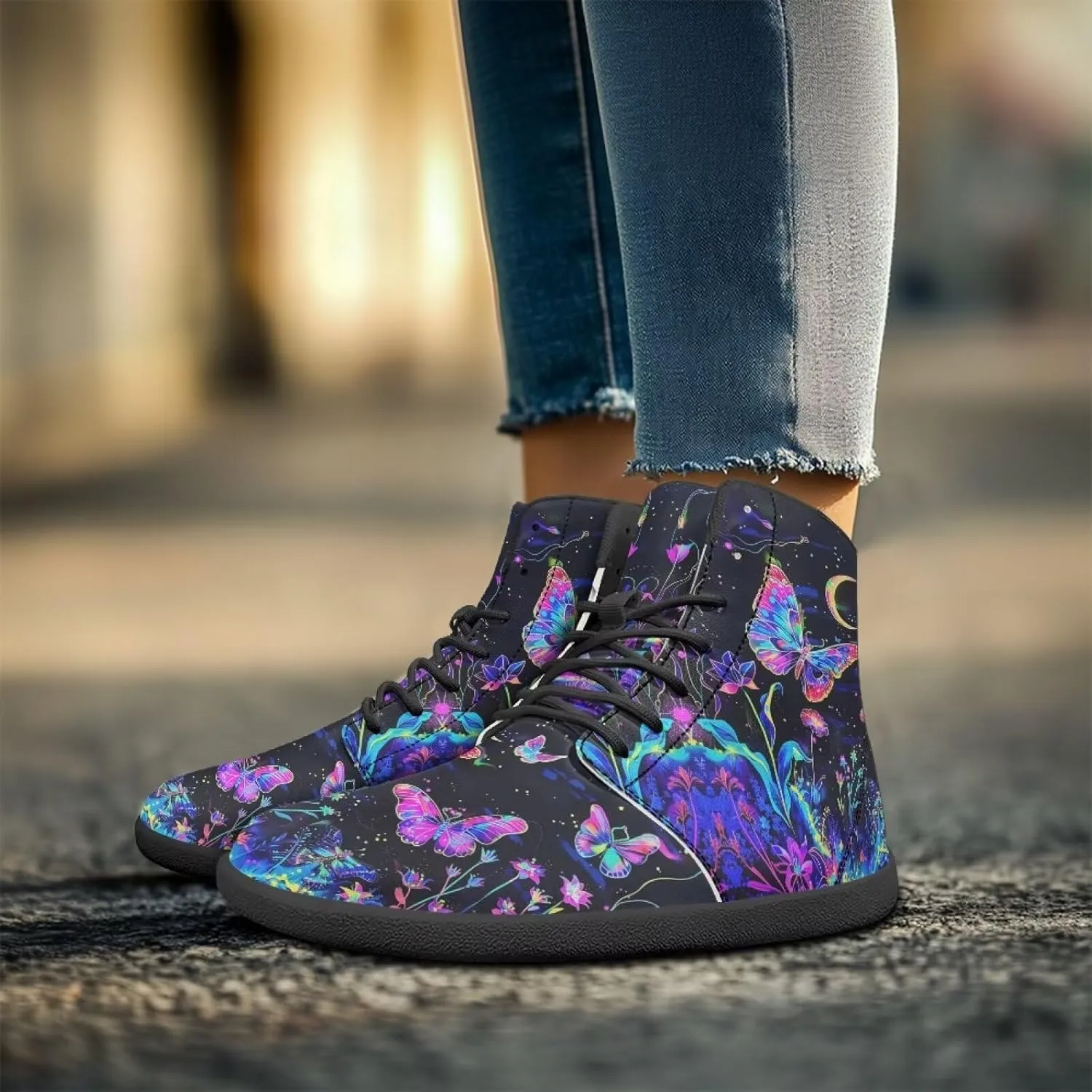 Unisex Adults High Top Barefoot Hiking Boots for Women Men