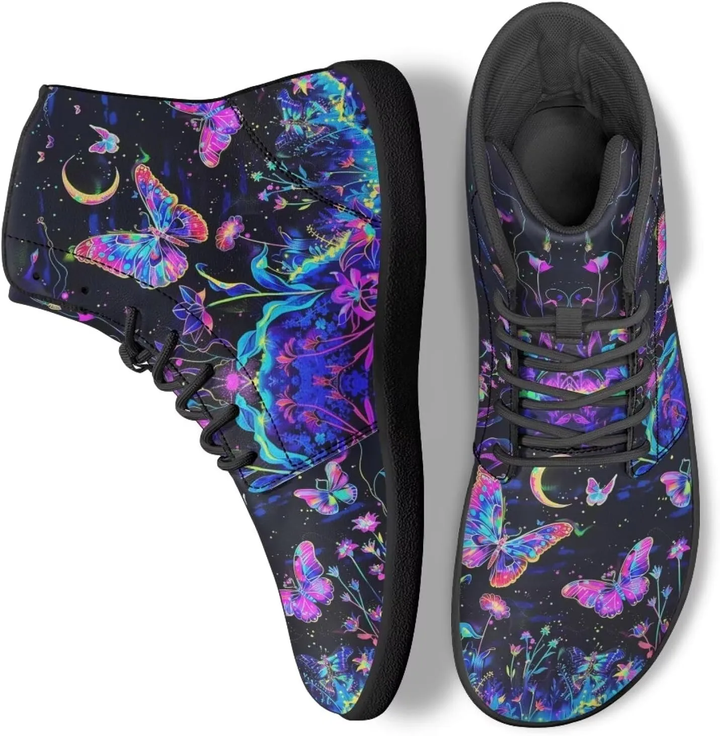 Unisex Adults High Top Barefoot Hiking Boots for Women Men