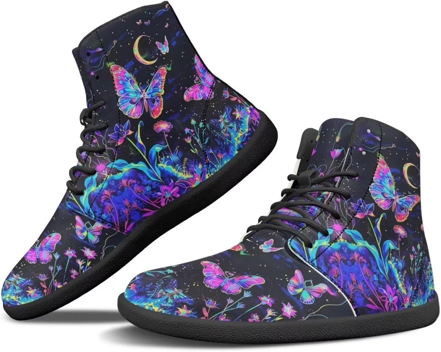 Unisex Adults High Top Barefoot Hiking Boots for Women Men