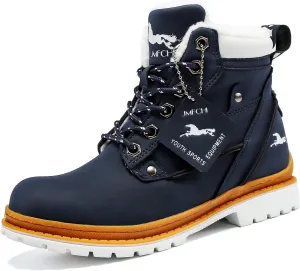 VITUOFLY Boys Hiking Boots Kids Hiking Shoes Girls Outdoor Warm Winter Snow Boots Adventure Trekking Shoes Anti-skid Sneakers Steel Buckle Durable Comfortable