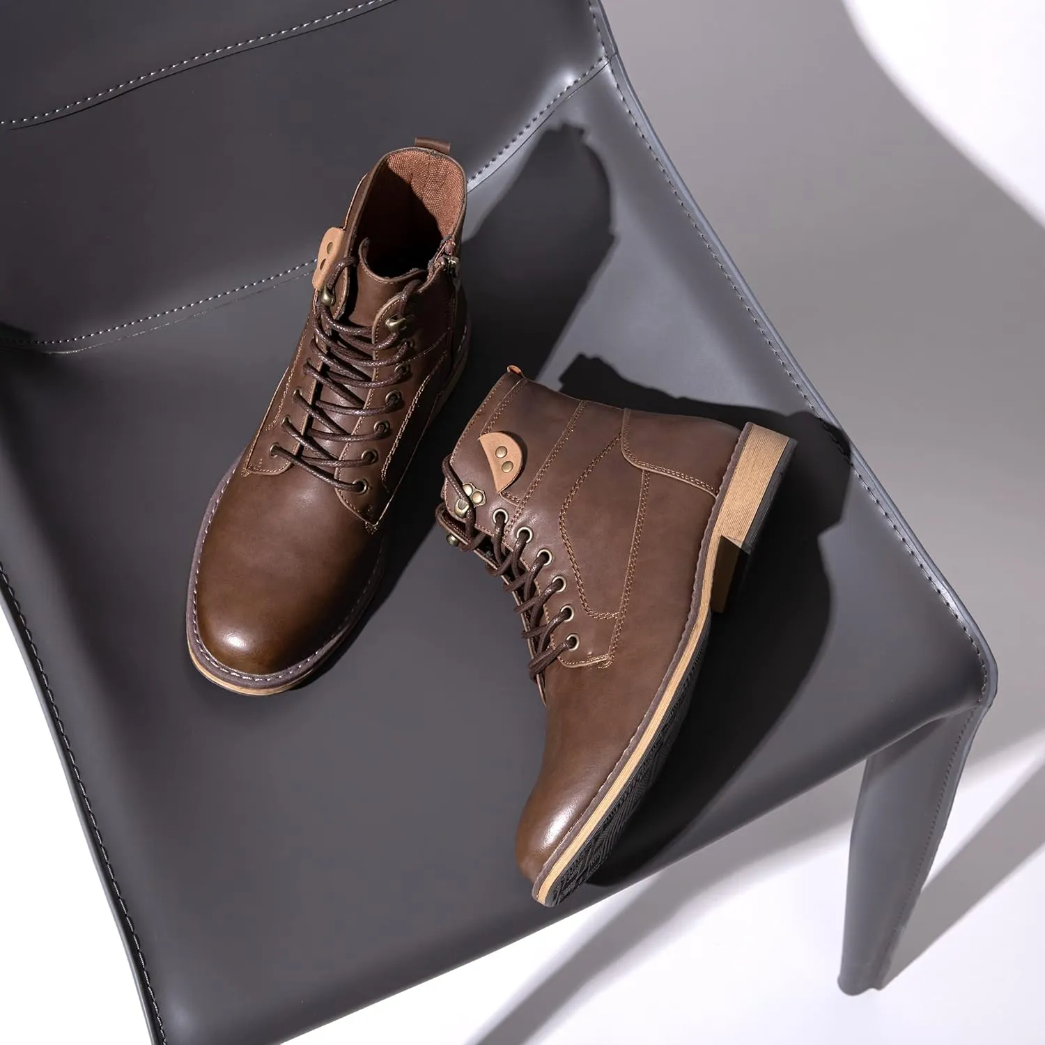 Vostey Men's Hiking Boots Waterproof Casual Chukka Boots for Men