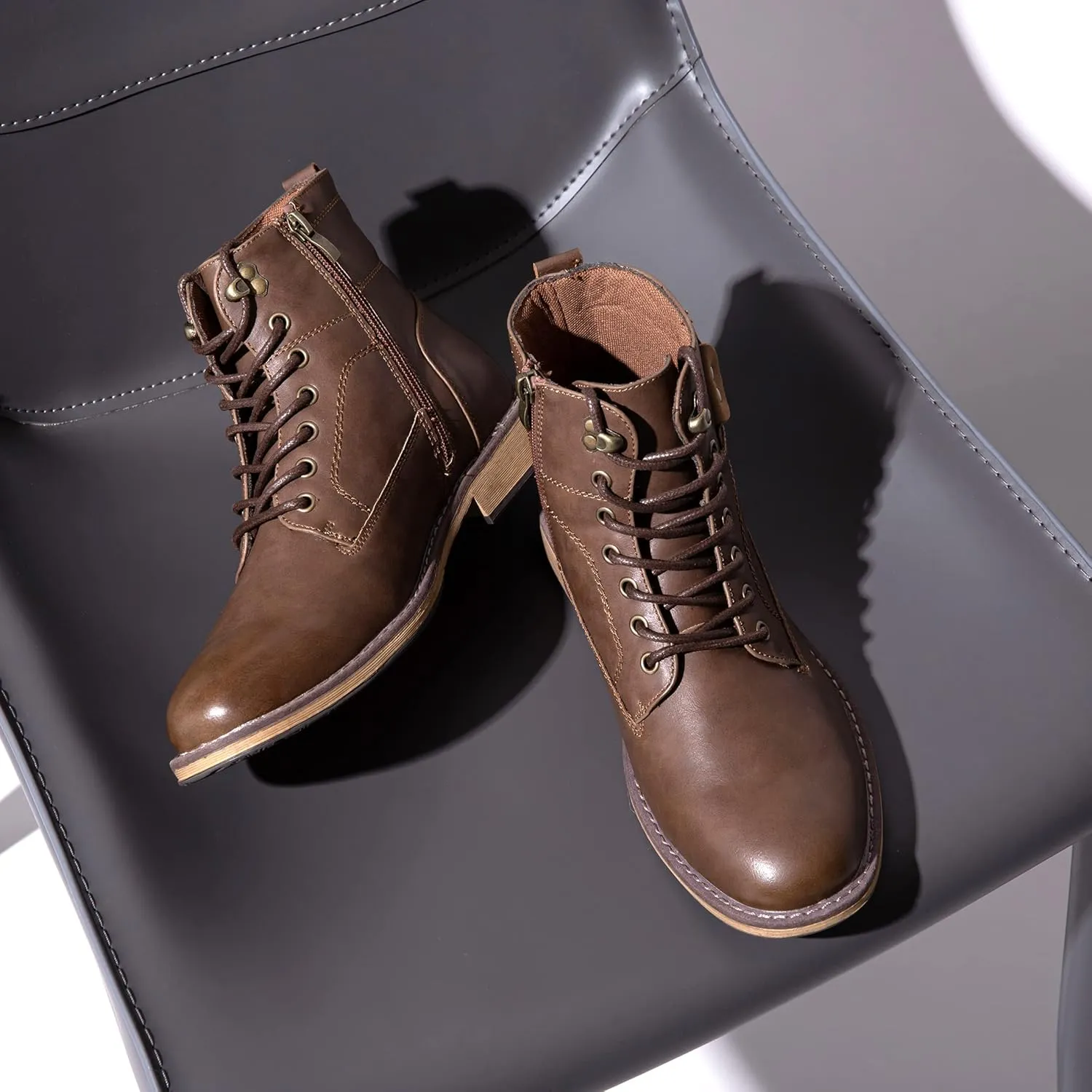 Vostey Men's Hiking Boots Waterproof Casual Chukka Boots for Men