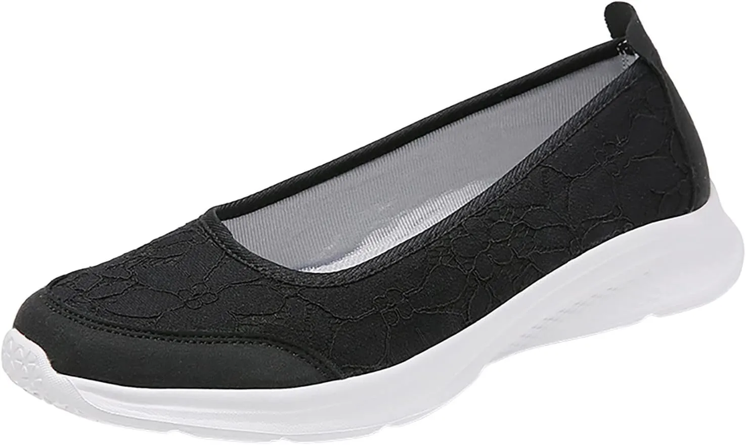 Women Casual Slip On Sneakers Lightweight Walking Shoes Comfortable Canvas Flats Non Slip Breathable Loafers