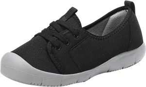 Women Comfortable Slip On Shoes Casual Walking Sneakers Lightweight Canvas Flats Non Slip Breathable Loafers