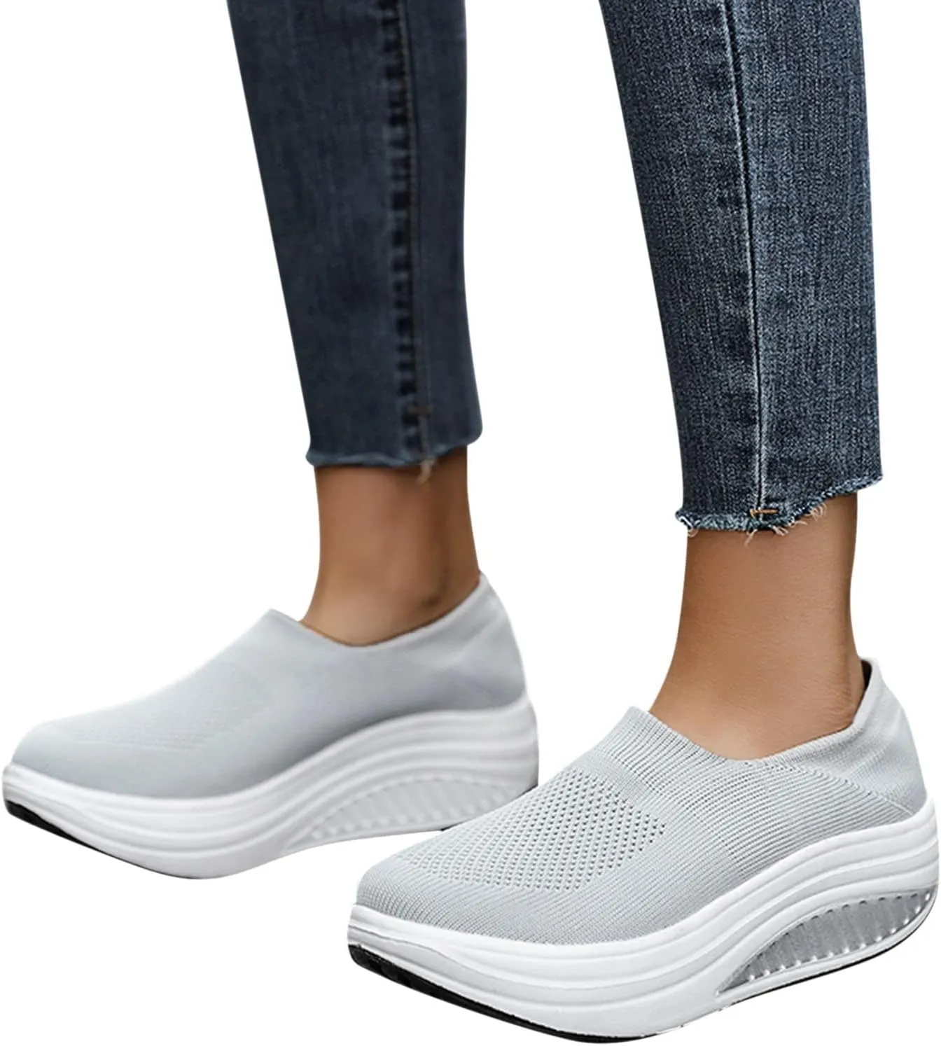 Women Sneakers Size 9 Wide Orthopedic Walking Shoes Platform Sneakers for Women Womens Slip On Sneakers Black and White Womens Sneakers Size 8 Trendy Zapatos Tenis para Mujer Negros De Meter