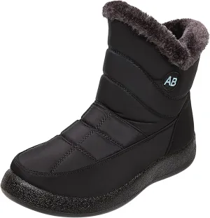 Womens Boots Winter Cute Ladies Premium Warm & Comfy Snow Boots Snow Boots Womens Winter Ankle Boots Ladies Plush Lined Snow Boot Barefoot Shoes Men Mens Booties Winter