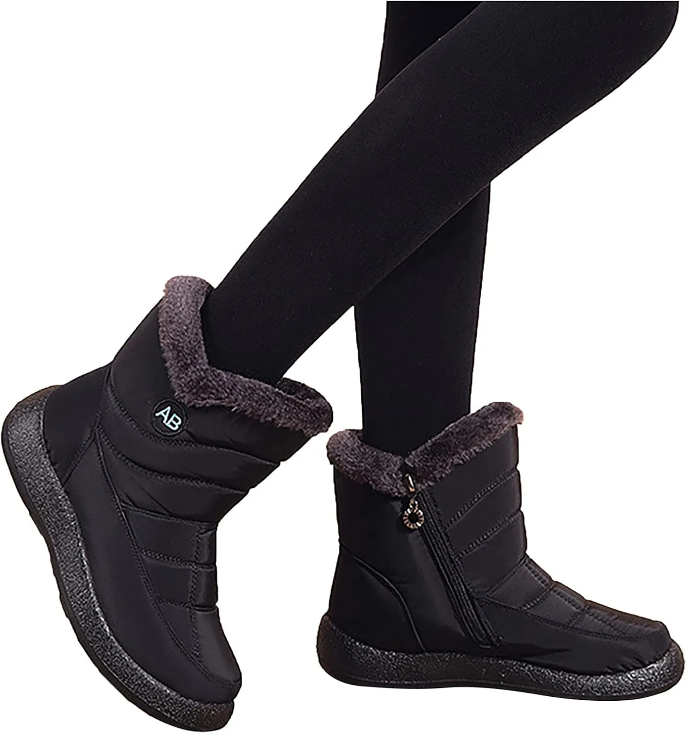 Womens Boots Winter Cute Ladies Premium Warm & Comfy Snow Boots Snow Boots Womens Winter Ankle Boots Ladies Plush Lined Snow Boot Barefoot Shoes Men Mens Booties Winter