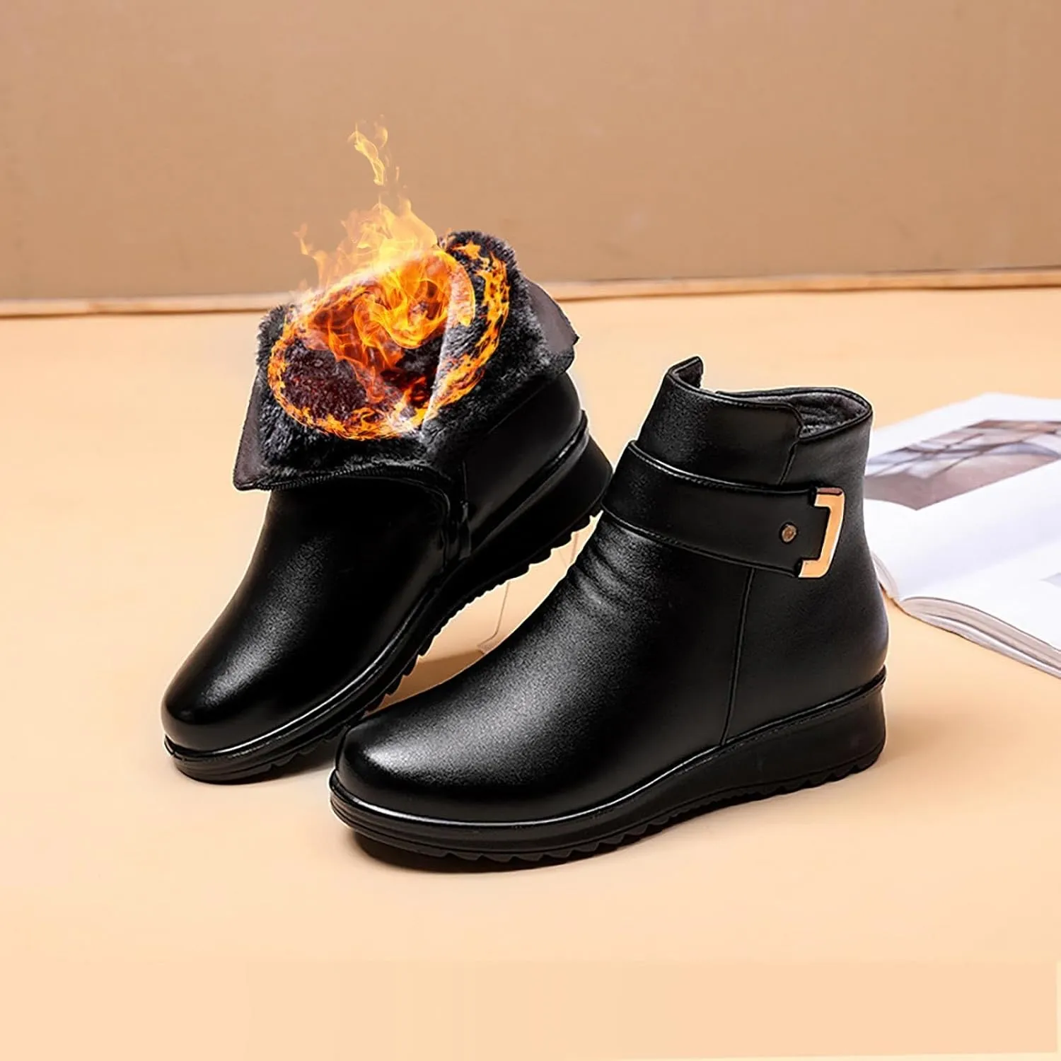 Womens Boots Winter Warm Adults Snow Boots Fall 2024 Womens Mens Snow Boots Winter Shoes Slip On Shoes Snow Women Running Shoes for Women Winter Booties Men