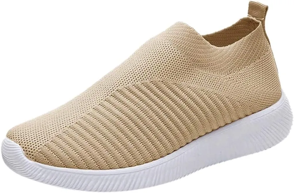Women's Canvas Casual Shoes Dating Platform Slip-On High Top Sneakers Womens Work Shoes Business Casual Flat Loafers for Women Platform Sneakers
