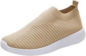 Women's Canvas Casual Shoes Dating Platform Slip-On High Top Sneakers Womens Work Shoes Business Casual Flat Loafers for Women Platform Sneakers
