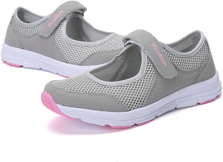 Women's Fashion Sneaker Mesh Slip On Black Non Slip Shoes for Women Comfortable Casual Womens Shoes Women's Leopard Loafers Cheap Sneakers for Women